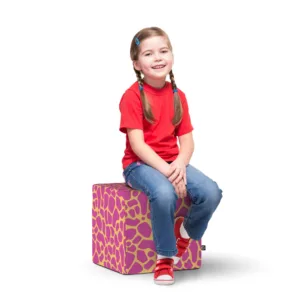 Taburet Updeco Cub L Giraffe pink