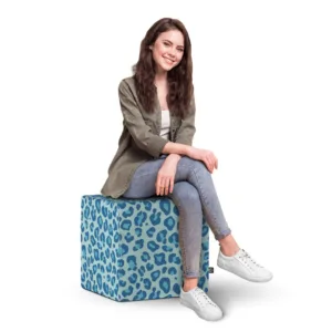 Taburet Updeco cub XL Leopard blue