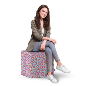 Taburet Updeco cub XL Leopard fruitty