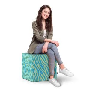 Taburet Updeco cub XL Zebra green