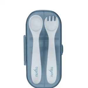Tacamuri de calatorie in cutie Nuvita Easy Eating Powder Blue