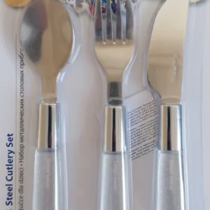 Tacamuri din inox pentru copii lingura