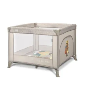Tarc de joaca Lorelli Play N Relax Beige Camping 100x100x75 cm