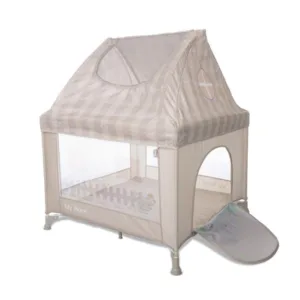 Tarc de joaca pentru copii Lorelli My Place Beige tip casuta 100 x 100 x 125 cm