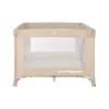 Tarc de joaca pentru copii Lorello Sunny Playground Fog Beige Star deschidere laterala cu fermoar