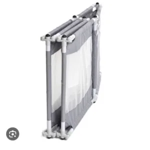 Tarc pentru copii pliabil hexagonal cu fereastra de acces 136 cm Grey
