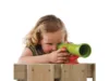 Telescop pentru spatii de joaca verde lime-orange KBT