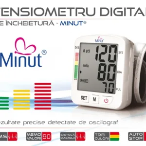 Tensiometru digital Minut pentru incheietura mainii