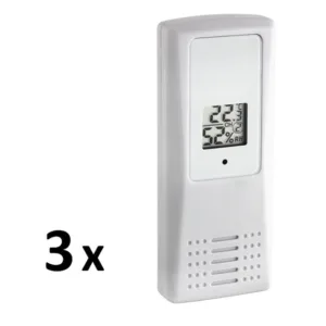 Termo-Higrometru cu 3 senzori wireless TFA