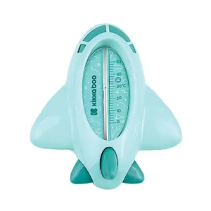 Termometru pentru baie Kikka Boo Avion verde menta