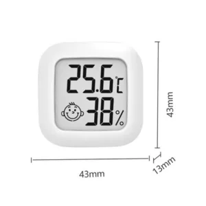 Termometru si higrometru de camera cu afisare ecran LCD