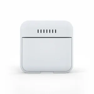 Termometru si higrometru digital AirBi smile de camera ecran LCD suport expandabil cu magnet alb BI1040