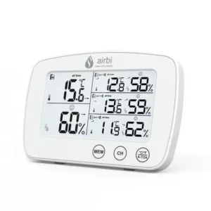 Termometru si higrometru digital cu 3 transmitatoare wireless externe Airbi Trio BI1030