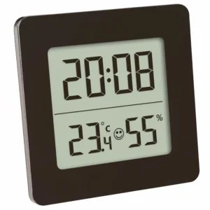 Termometru si higrometru digital cu ceas si alarma TFA 30.5038.01