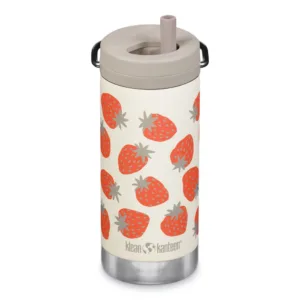 Termos TKWide din otel inoxidabil 355 ml cu capac twist Klean Kanteen Strawberries