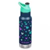 Termos din otel inoxidabil 355 ml cu capac sport Klean Kanteen Kid Classic Narrow Navy Hearts