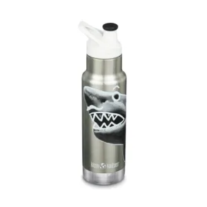 Termos ingust cu capac Sport Kid Classic Klean Kanteen Mr Shark 355 ml