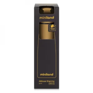 Termos lichide Miniland Deluxe 500 ml cu efect crom Gold
