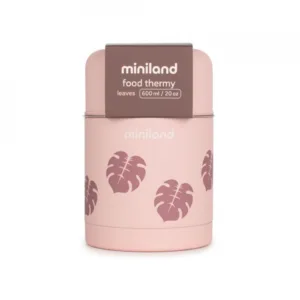 Termos mancare solida Miniland Terra Leaves 600 ml