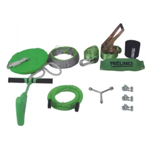 Tiroliana cu set de frana rapida 30 m