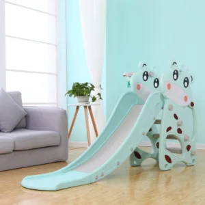 Tobogan 2in1 Nichiduta Garden Giraffe Blue cu inaltime reglabila