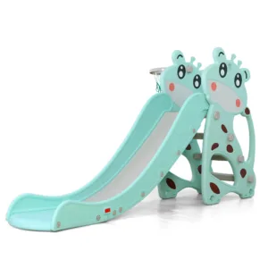 Tobogan Nichiduta Garden Deer Blue cu cos de baschet