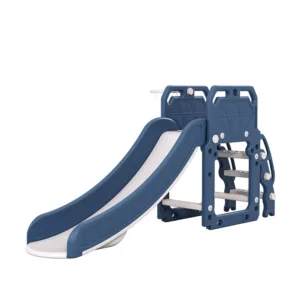 Tobogan Nichiduta Garden Diamond Albastru 2in1 cu Protectii laterale