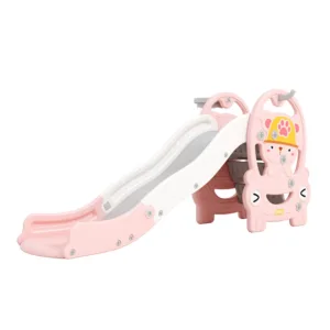 Tobogan Nichiduta Garden Little Bear Roz 2in1 cu Margini rotunjite