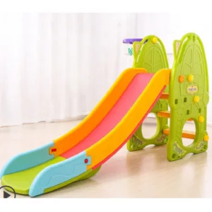 Tobogan Nichiduta Garden Play and Slide 2in1 Green cu Protectii laterale inalte