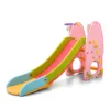Tobogan Nichiduta Garden Play and Slide 2in1 Pink cu Protectii laterale inalte