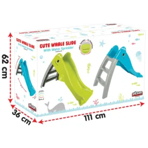 Tobogan cu sistem de atasare la apa Pilsan Dolphin Water Slide Verde