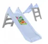 Tobogan pentru copii Mochtoys Pastel Blue cu sistem de atasare furtun apa