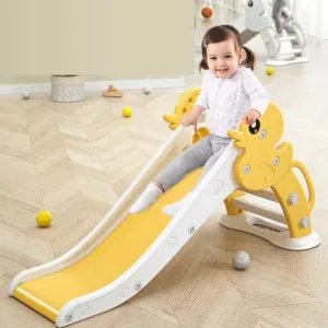 Tobogan pentru copii Nichiduta Garden Duck Yellow cu Margini rotunjite