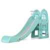 Tobogan pentru copii Nichiduta Garden Happy Slide Blue cu protectii laterale