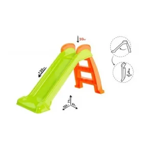Tobogan pliabil 120 cm pentru exterior sau interior Verde