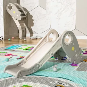 Tobogan pliabil Nichiduta Garden Rocket Star Grey pentru exterior sau interior