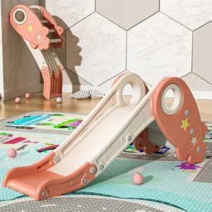 Tobogan pliabil Nichiduta Garden Rocket Star Orange pentru exterior sau interior