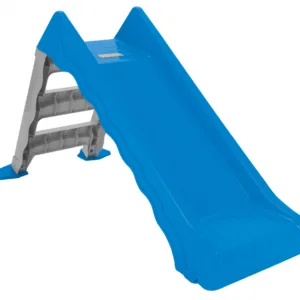 Tobogan pliabil cu sistem atasare furtun cu apa Pilsan Wavy water AlbastruGri