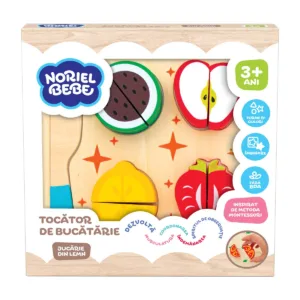Tocator de bucatarie cu fructe din lemn