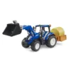 Tractor Bruder New Holland T5.120 cu incarcator frontal