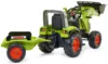 Tractor Falk cu pedale Claas Axos 330 cu cupa si remorca