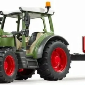 Tractor cu incarcator frontal si remorca Bruder Fendt 211