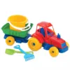 Tractor cu jucarii de nisip