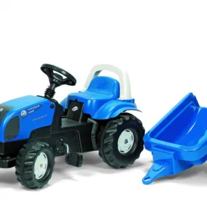 Tractor cu pedale Rolly Toys Kid Landini cu remorca