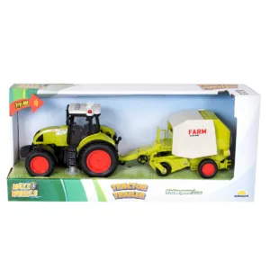 Tractor cu remorca cu lumini si sunete