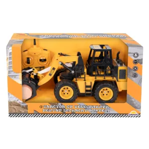 Tractor cu telecomanda pentru incarcat busteni