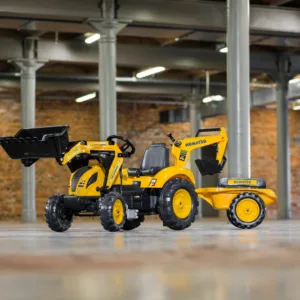 Tractor cu trailer si excavator Komatsu Falk 2086