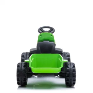 Tractor electric cu remorca pentru copii Nichiduta XXL Green