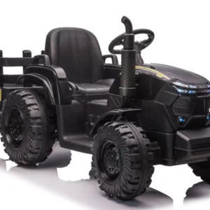 Tractor electric pentru copii Nichiduta Agriculture Black 12V 80W cu telecomanda