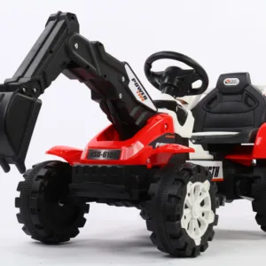 Tractor electric pentru copii Nichiduta Power Red 35W pornire la buton